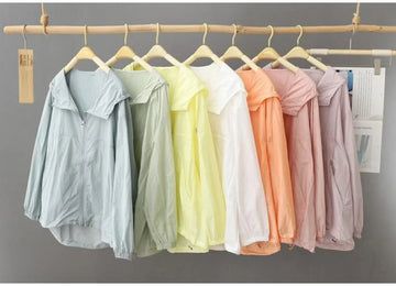 Casaco Corta Vento com Proteção UV