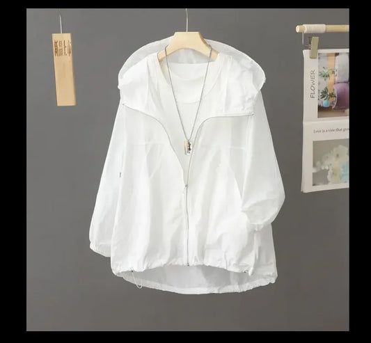 Casaco Corta Vento com Proteção UV